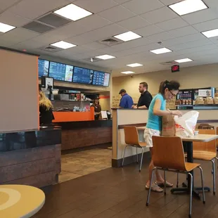 Trying out their bacon, egg, and cheeses croissants this morning