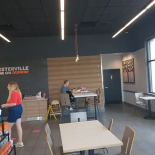  the interior of a restaurant