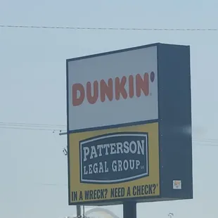  a sign for a liquor company