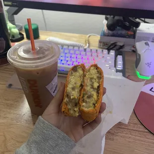 Chorizo &amp; Egg Dunkin&apos; Wrap