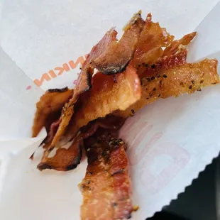 Snackin bacon yassss lol