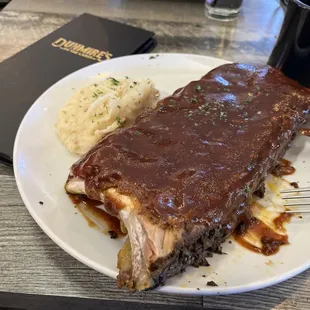 All you can eat rib - saucy, smoky, and delicious!