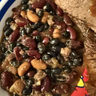The barbecue baked bean medley.