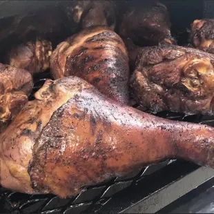 Smoked Turkey drumsticks