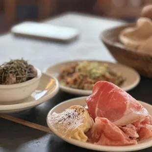 Baked Broadbent Kentucky Country Ham Chopped Chicken Liver Baby Albacore