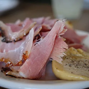 Baked Broadbent Kentucky Country Ham, one of the best dishes!