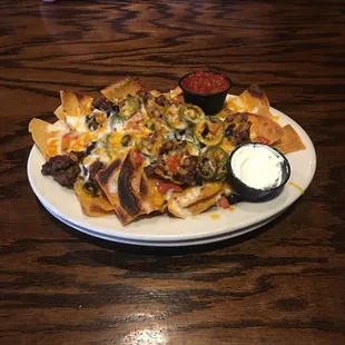 nachos, food