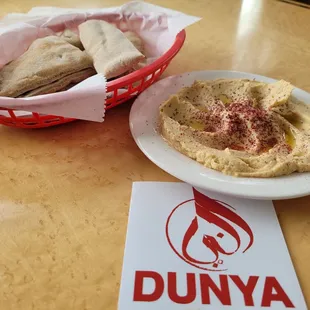 Hummus (comes w/ Bread) $5.99