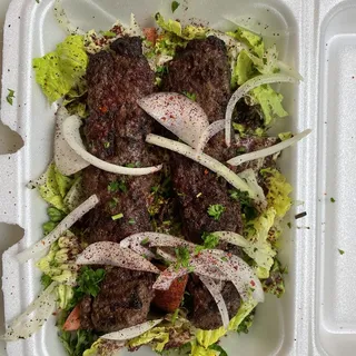 Iraqi Lamb Kebab On Dunya Salad