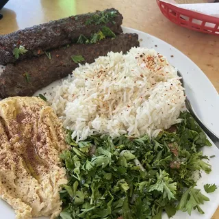 Iraqi Lamb Kebab Plate