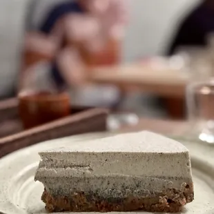 Black sesame mousse
