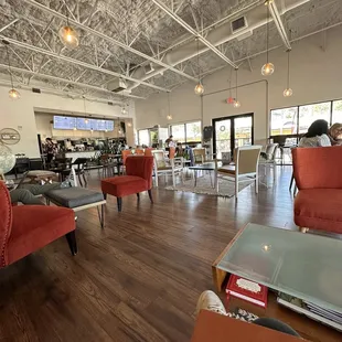 Seating area and counter view