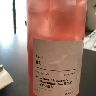 Lychee Strawberry Sparkling