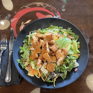 Buffalo Fried Chicken Salad