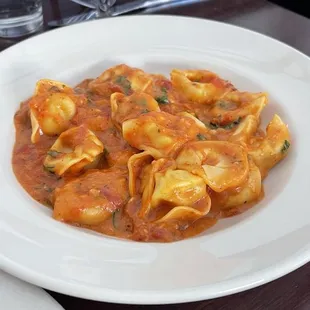 Cheese Tortellini with Vodka Sauce