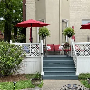 Relax on the back porch