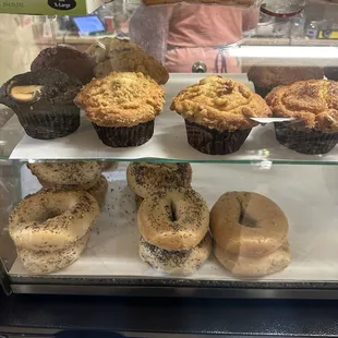 Muffins and bagels