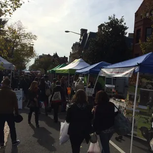 Fresh produce at every stall at DuPont market