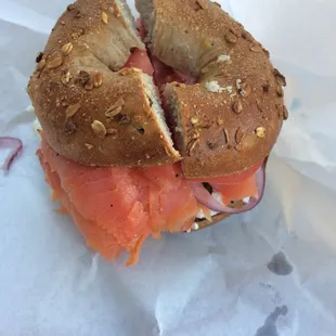Best salmon bagel in DC!