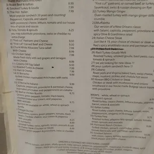 Menu. There are also breakfast sandwiches and breakfast burritos, available all day