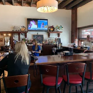 Hanging around the bar