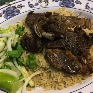 Goat with rice