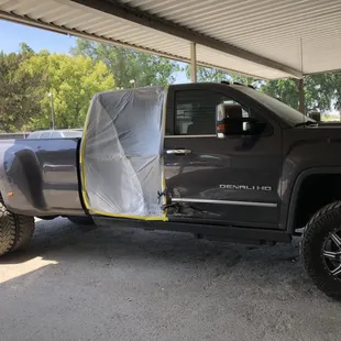 Currently working on this insurance work. A 2015 GMC Sierra Denali. Stay tuned for the after