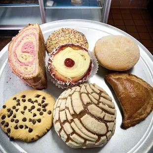 Assortment of baked goods
