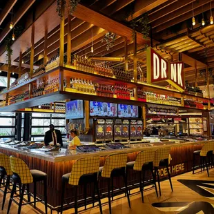 Another place in the food hall area.