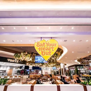 Eat Your Heart Out hall of food.