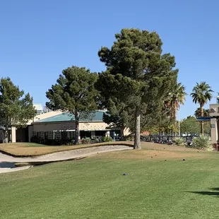 Beautiful morning for golfing