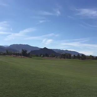 Green fairways great views