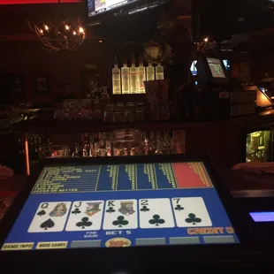 Circle-style type bar seating.