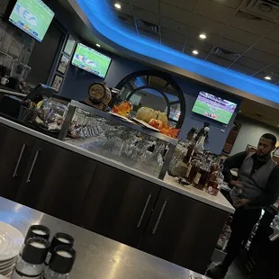 My view from the bar.