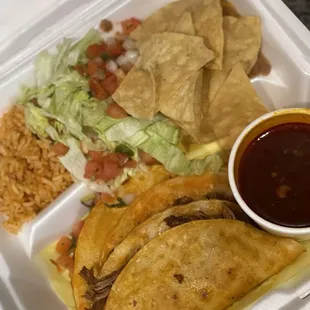 3 Queso-Birria Tacos