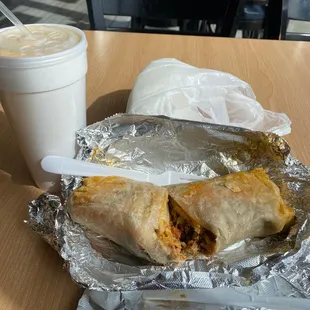 Their machaca burrito so  good