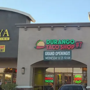 Located at the NE corner of Sunset and Decatur.