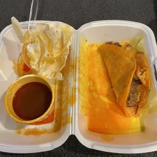 3 Queso-Birria Tacos