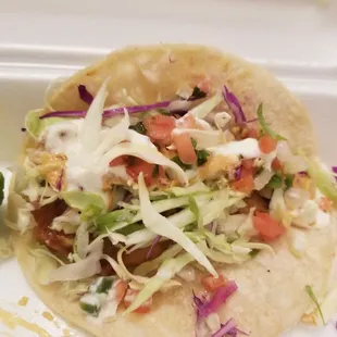 baja fish taco