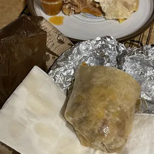 Breakfast burrito.