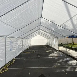(Inside) 20x80 canopy @ihop