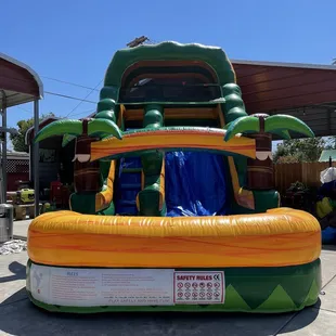 17 ft tall tropical slide