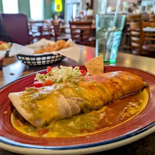 Beef and bean burrito, Christmas