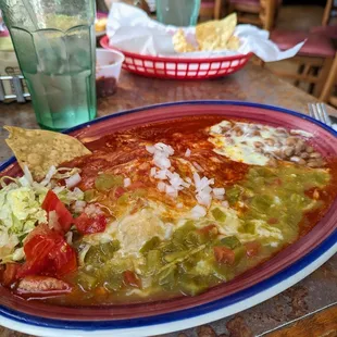Green Chile Chicken Enchiladas
