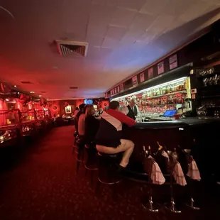 a man sitting at a bar