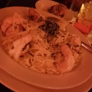 Shrimp Scampi with linguine