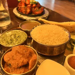 Chicken Thali, Chicken Tandoori