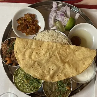 Goat Thali