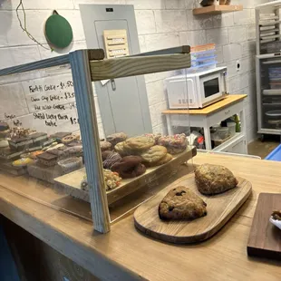 interior, bagels