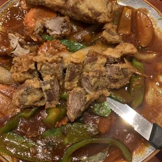 Spicy Basil Duck